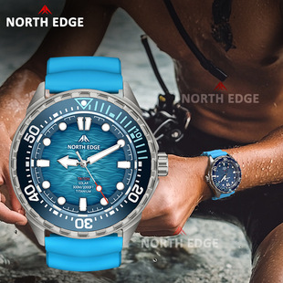 TRITON-TI Titanium Alloy Solar-Powered Diving Quartz Watch