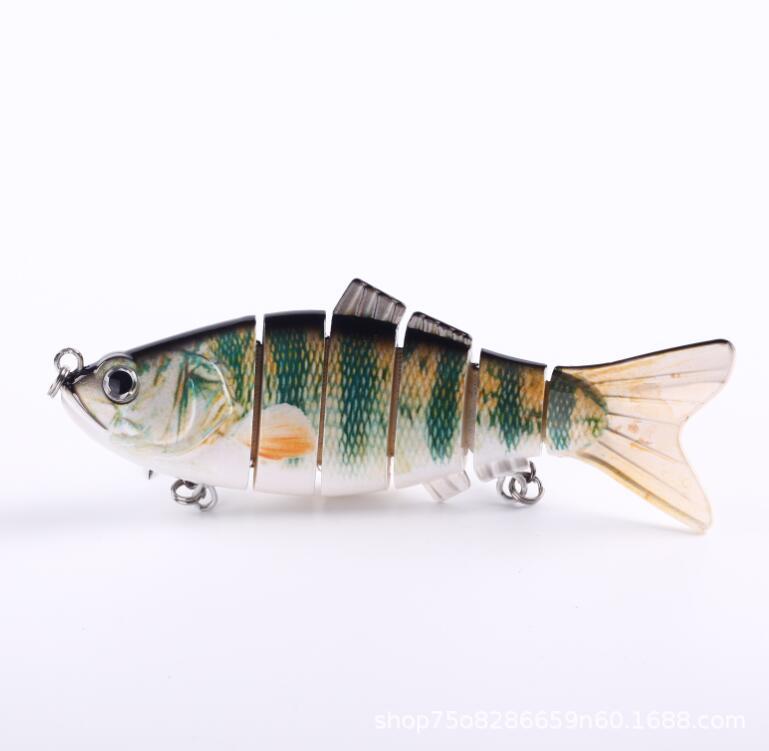 Venta caliente transfronteriza 10CM 20G estilo explosivo de varias secciones cebo sumergido simulación Luya cebo falso