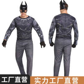 亚马逊万圣节服装成人蝙蝠侠单连体衣男超人连体衣制服派对服装