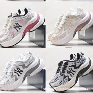 Putian Pure Original MLB Couple Shoes Yu Shuqin Same Style Sports Casual Shoes Mesh Breathable Retro Height-increasing Torre Shoes