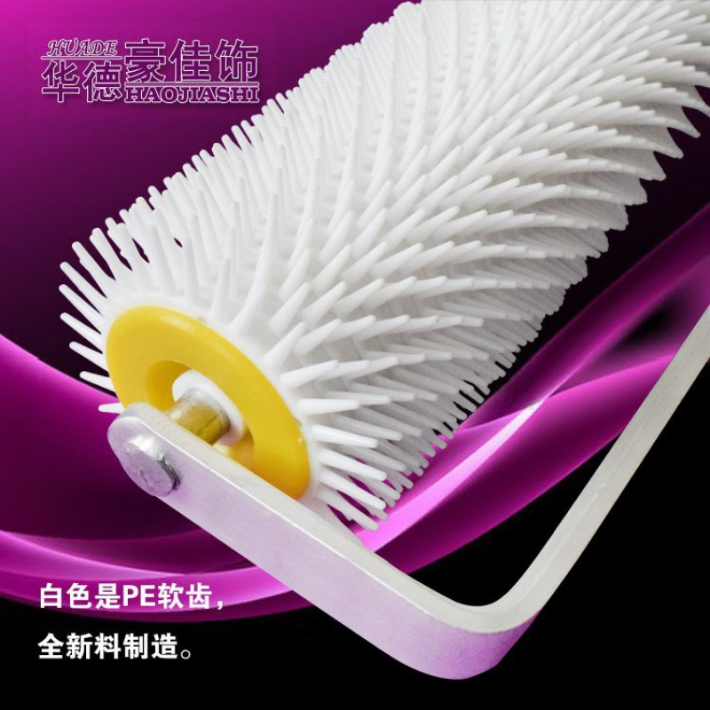 Walde herramienta de cemento auto-nivelación silicona PU epoxi piso esmalte zapatos rodillo de espuma de goma raspador varilla telescópica