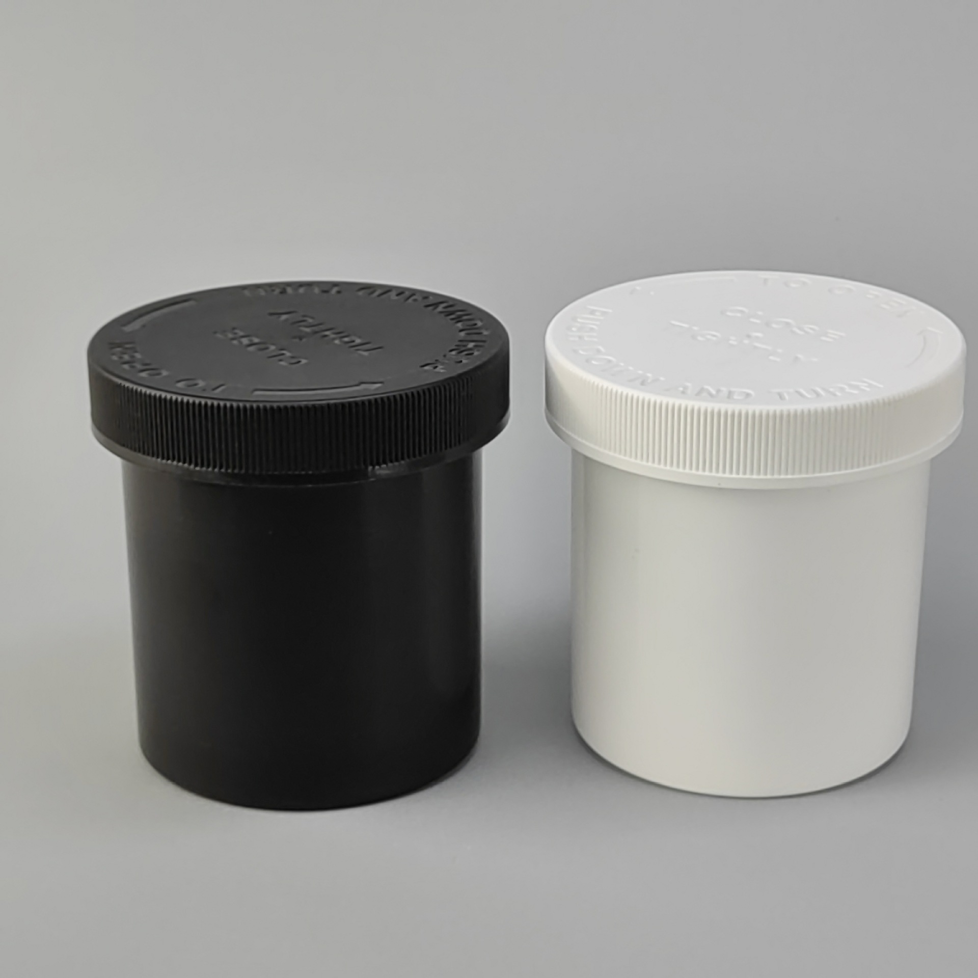 厂家直销食品级PP塑料密封罐压旋盖加厚油墨罐面膜罐化妆品爆炸盐