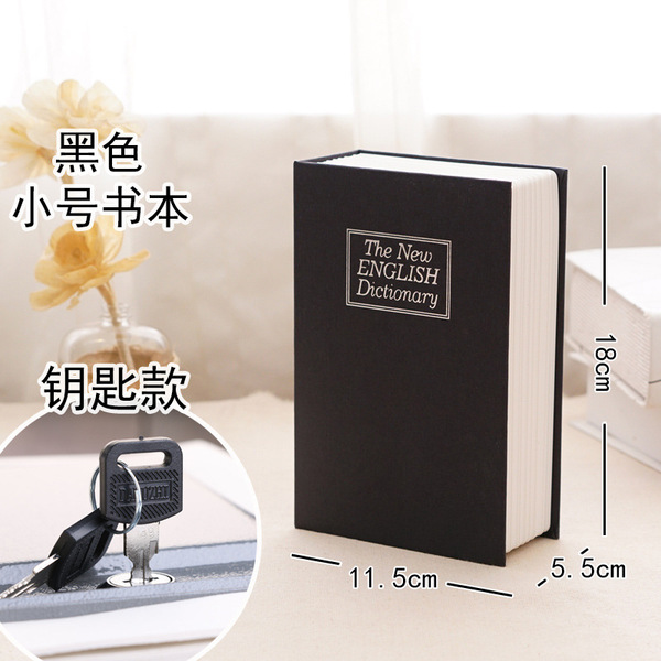 Book safe password box with lock small lock cabinet small money box…