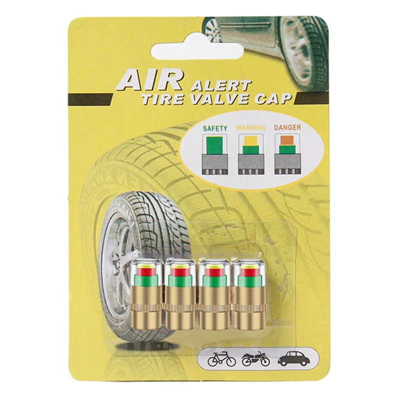 Предупреждающий колпачок давления в шинах автомобиля 4 установленный колпачок давления в шинах автомобиля 4 установленный колпачок контроля давления в шинах автомобиля с медным сердечником 2,4 бар