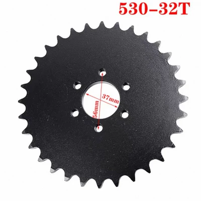 Dəbilqə (Kaska) aksesuarları – 428 520 530 sprocket - 530-32-teeth-37mm-inner-hole-spacing-56mm
