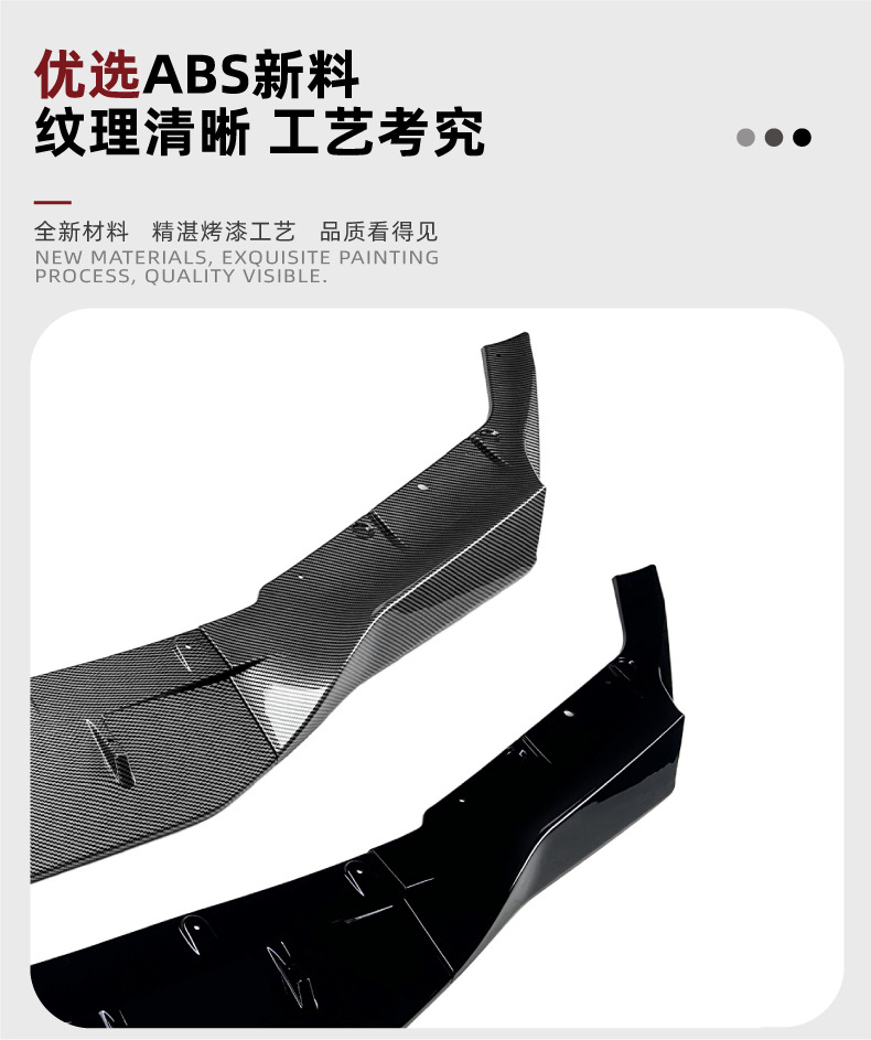Front Lip Spoiler for BMW 5 Series M5 F90 2018-2020