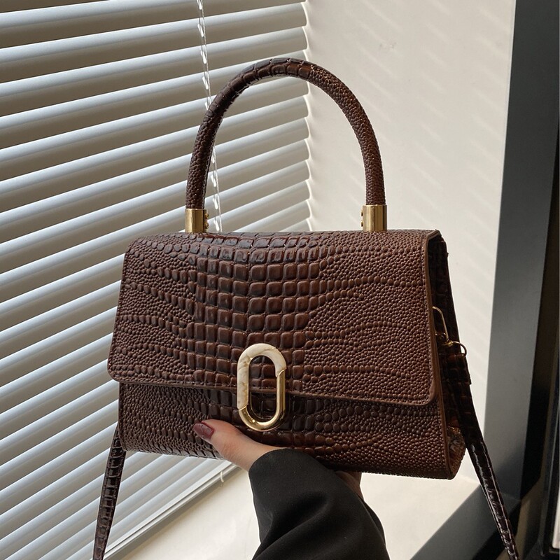 This year's Popular Bag Women's 2025 New Fashionable High-end Retro Small Square Bag Spring Maillard Shoulder Crossbody Bag