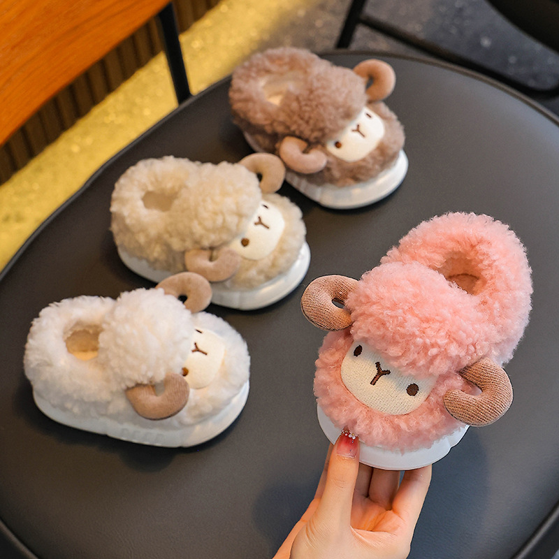 Bolsos de invierno para niños, zapatos de algodón para niños y niñas, zapatillas de algodón para niños y medianos, zapatillas de algodón para bebés antideslizantes