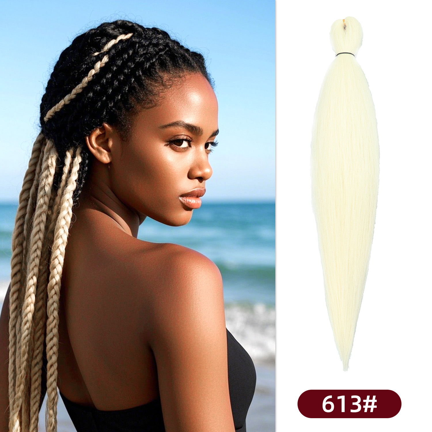 Pelucas de trenzas grandes EZ para actuaciones, populares en línea, trenzas versátiles para mujeres africanas, rastas de fibra sintética de colores al por mayor, muy vendidas en África.