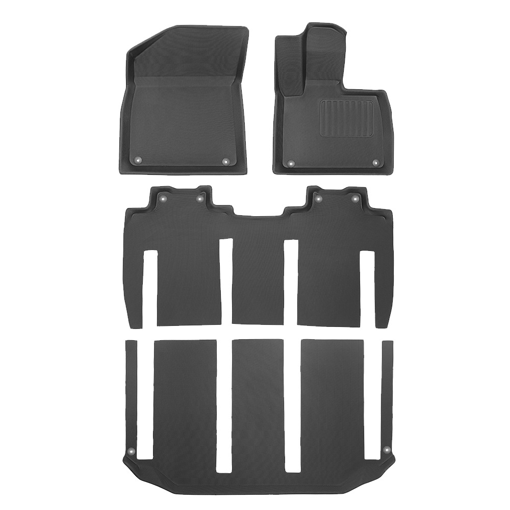 Aplicable a Zeekr 009 EV 6 asientos 2024 - 2025 timón derecho 3D todo el tiempo material XPE almohadilla de pie cojín de colateral