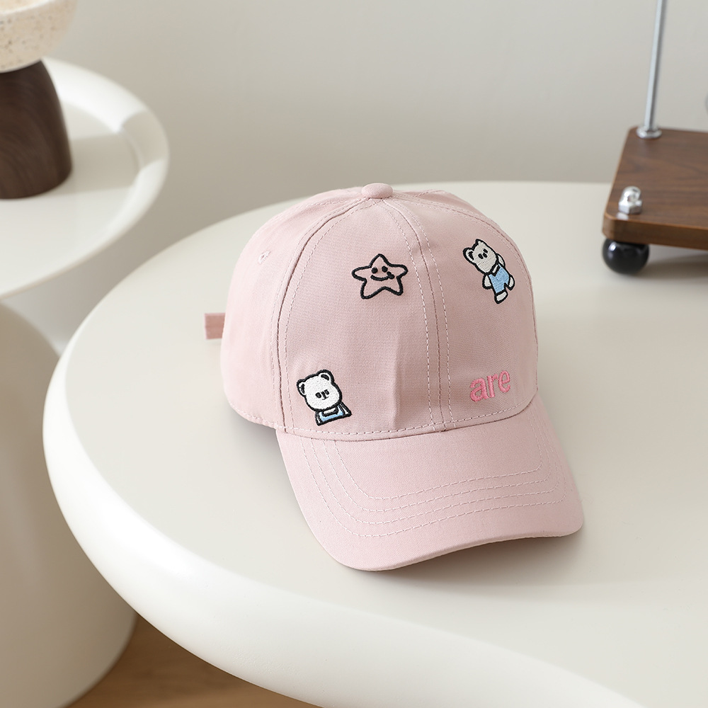 Lässiger Kinder-Sonnenhut mit UPF 50+, koreanischer Sonnenbrillen-Look, trendige Baseballkappe, modischer und stylischer Color-Blocking-Sonnenhut für Kinder, Neu_voghion.com