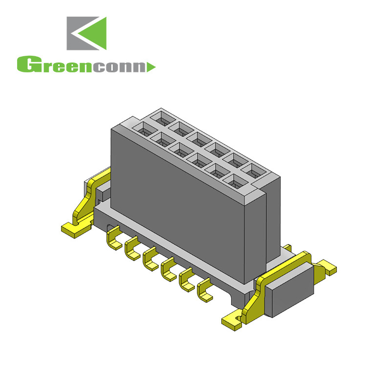 Greenconn连接器高频连接器 高速板对板母座1.27间距SMT型态连接器