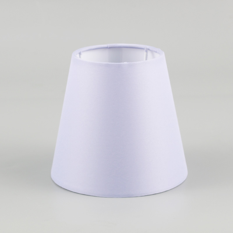 Nueva etiqueta plana Pantalla de fábrica al por mayor de lino lámpara de mesa lámpara de pie pantalla sala de estar dormitorio accesorios de la lámpara de tela
