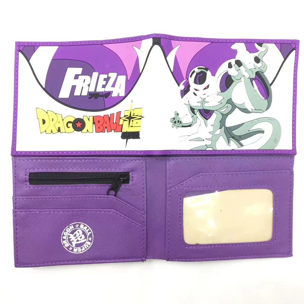 Anime nuevo Dragon Ball dragón Bola de silicona cartera tortuga Wu corto estudiante cartera masculina