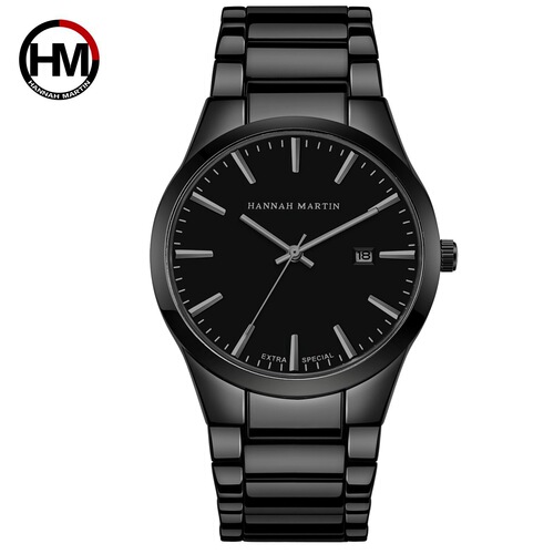 Men's steel band waterproof watch new trendy brand men's simple fashion watch quartz watch men's watch