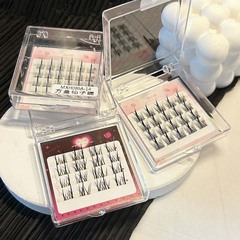 Honey Box Travel Series Various Mixed Styles False Eyelashes Trilogy White Moonlight Thick Natural Small Lightweight