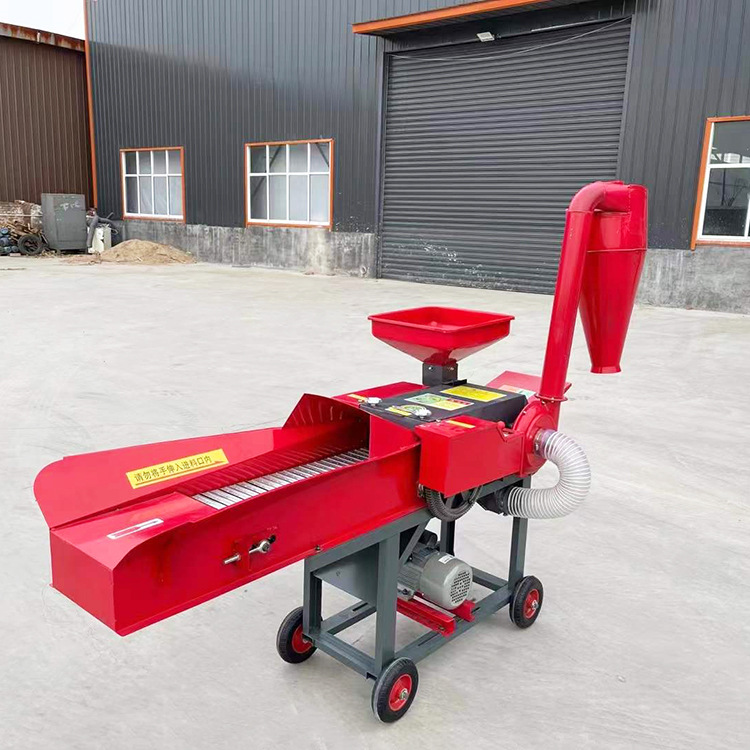 饲料粉碎机卧式铡草机 秸秆猪马牛羊养殖铡草机 铡草揉丝粉碎机