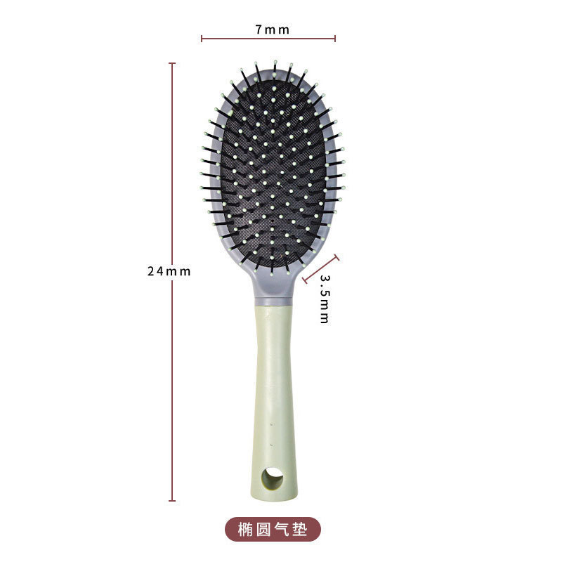 エアクッションコーム、エアバッグコーム、カーリングヘアコーム、女性専用ロングヘアコーム、女性用ポータブルホームマッサージコーム、リブコーム、ローリングコーム|undefined