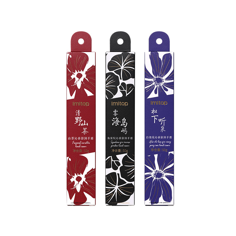 LMLTOP Otoño Invierno Nuevo Perfume Manos Cream Baichi Hua Shan Camellia Humectante Humectante Manos Cream