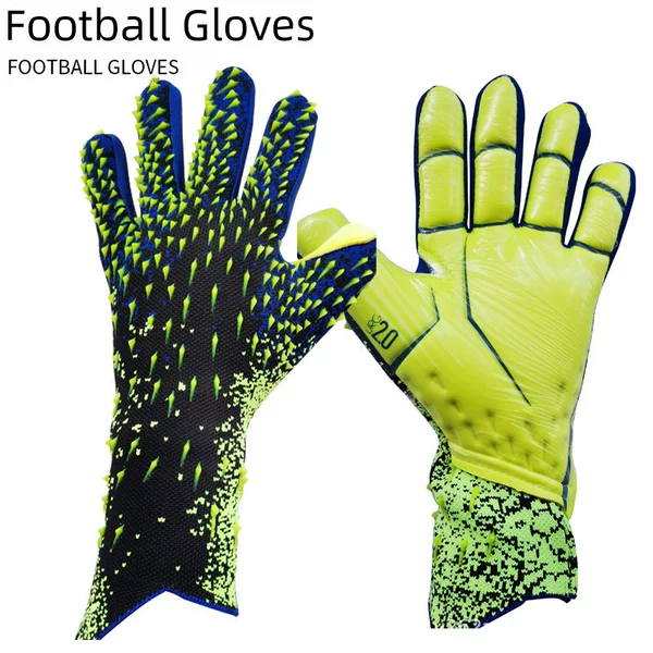 Kids Football Goalkeeper Goalkeeper Gloves Sports Equipment Fire Falcon Thickened Latex Protective Adult Training