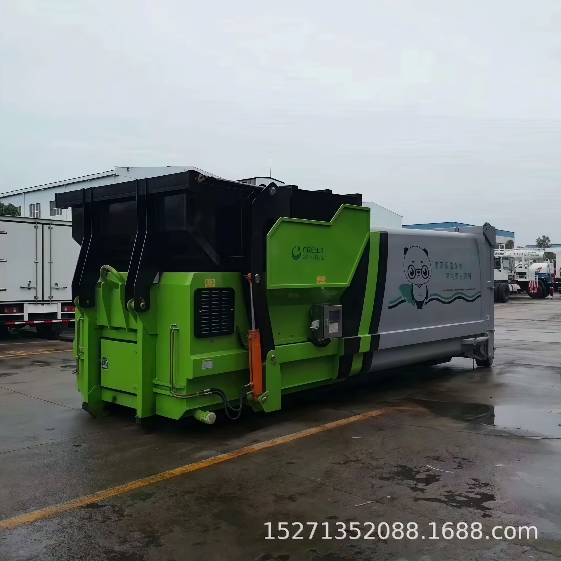 National V standard retrofit compression garbage truck, economical and practical, specialized vehicle for compression and transport of domestic waste in rural towns and villages