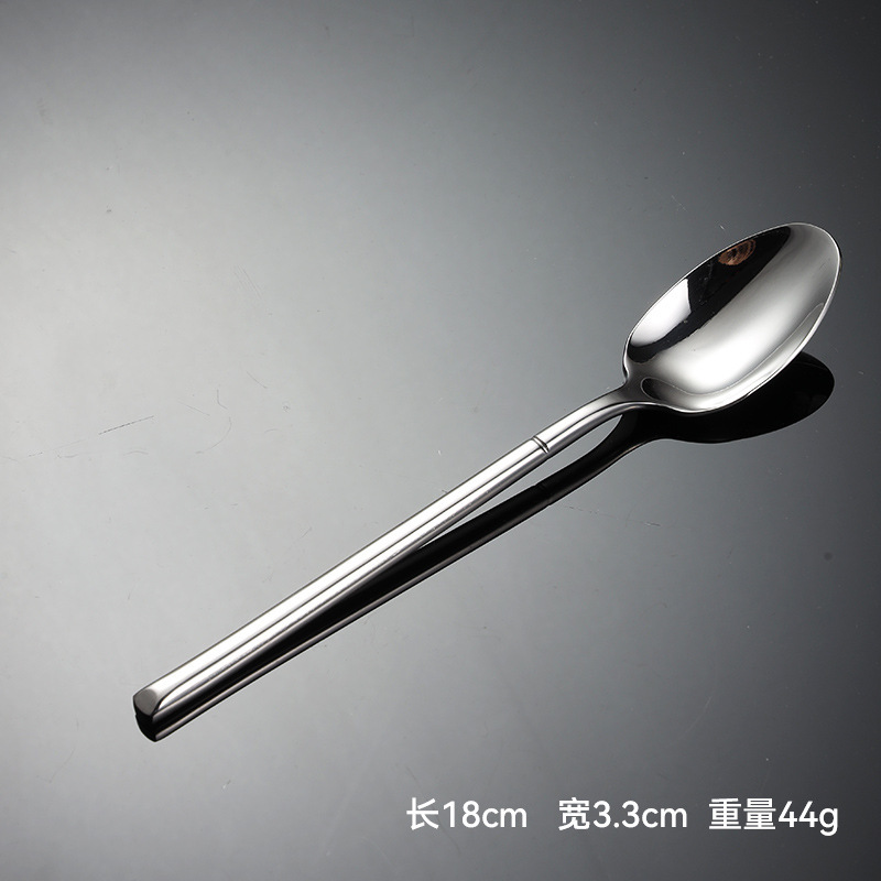 エーン304ステンレスナイフとフォークスプーン西食器多規格騎士鏡面研磨角柄会社プレゼント|undefined