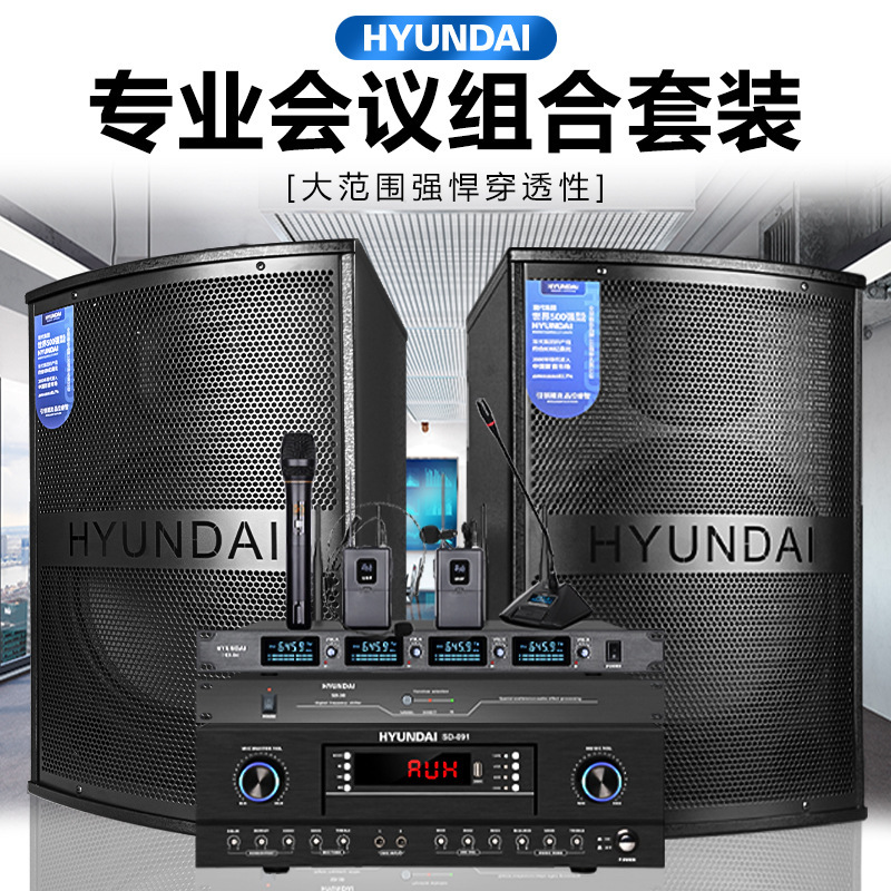 现代专业大中小型会议室音响套装教室舞蹈房培训多功能厅壁挂音箱