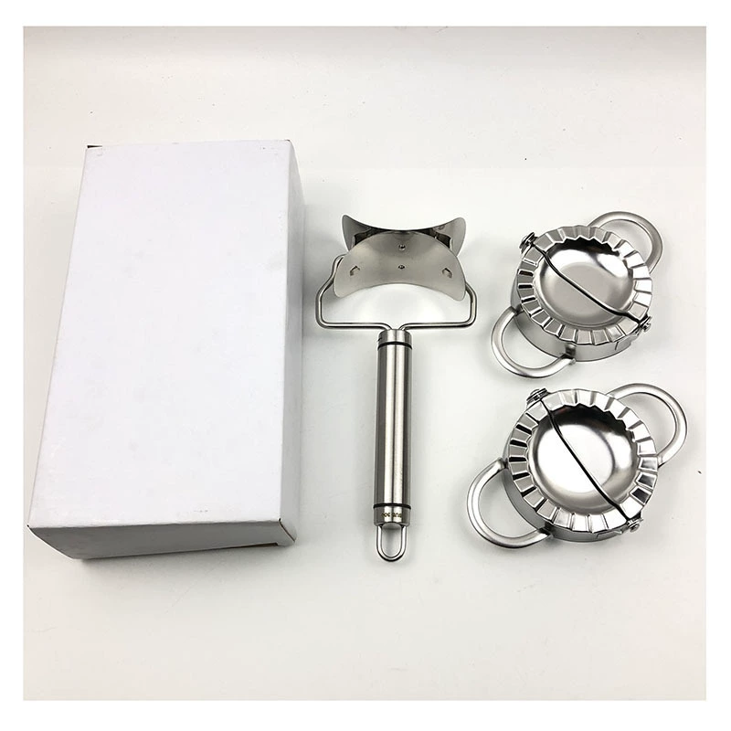 Stainless steel knife for cutting dumpling wrappers, round dumpling wrapper knife, household dumpling making machine mold