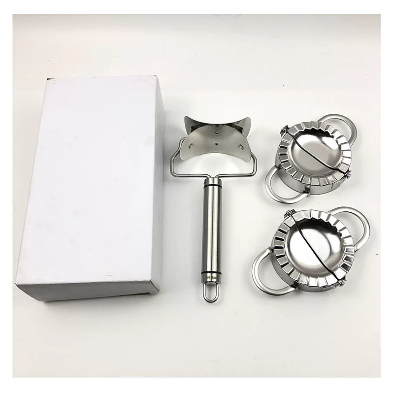 Stainless steel knife for cutting dumpling wrappers, round dumpling wrapper knife, household dumpling making machine mold