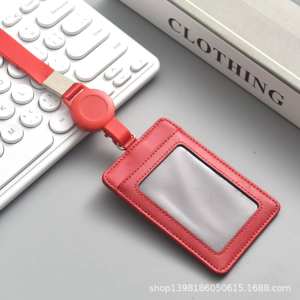 Red vertical model+telescopic lanyard