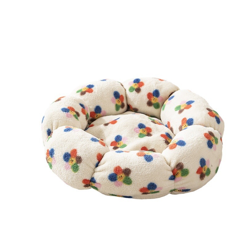 Nido de gatos de cuatro estaciones general invierno caliente semicerrado pequeño perro de gato cojín de mascotas cojín de gato artículos de cama