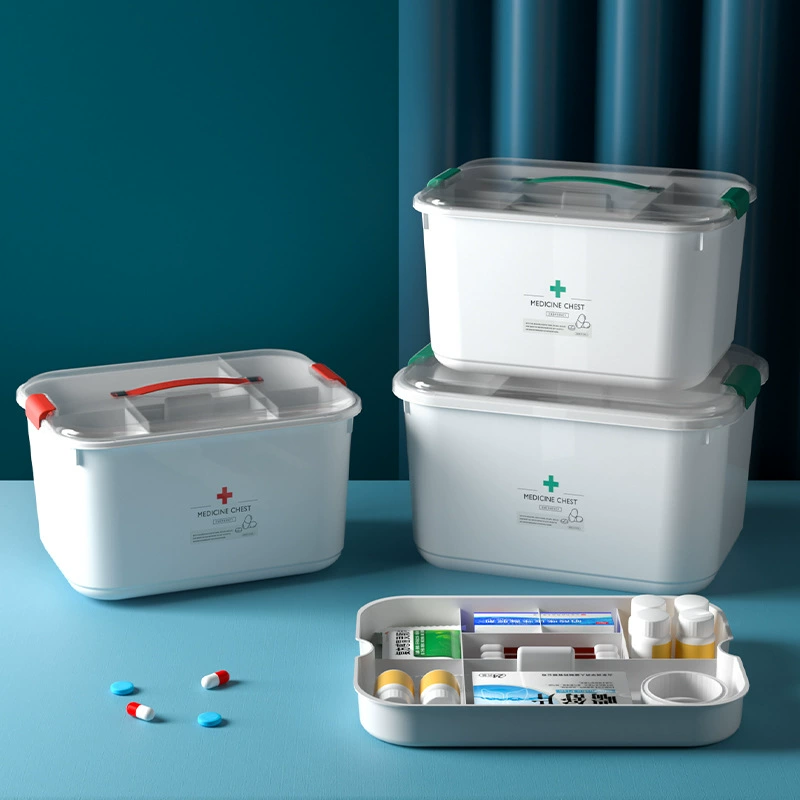 Многофункциональная аптечка Бытовая многослойная аптечка большой емкости для неотложной медицинской помощи медицинский склад небольшая аптечка для лекарств