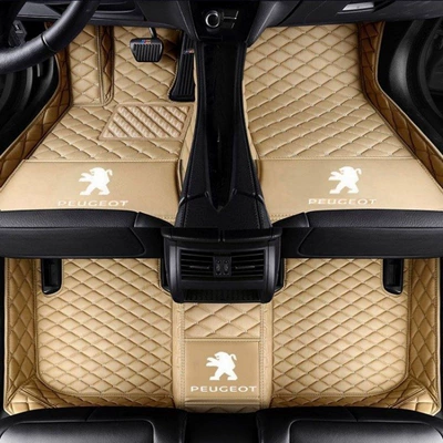 Modelə uyğun ayaqaltı – 2008 3008 4008 full coverage - peugeot-2008-2014-2019-single-layer-beige