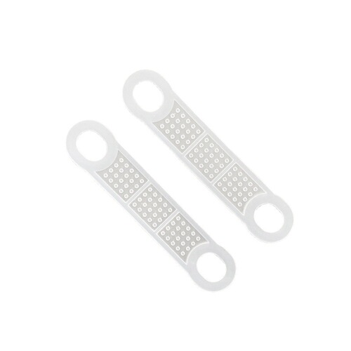Plastic solid wood clothes hanger transparent silicone high permeability anti-slip strip anti-slip sticker anti-slip mat crystal clothes hanger anti-slip cover wholesale