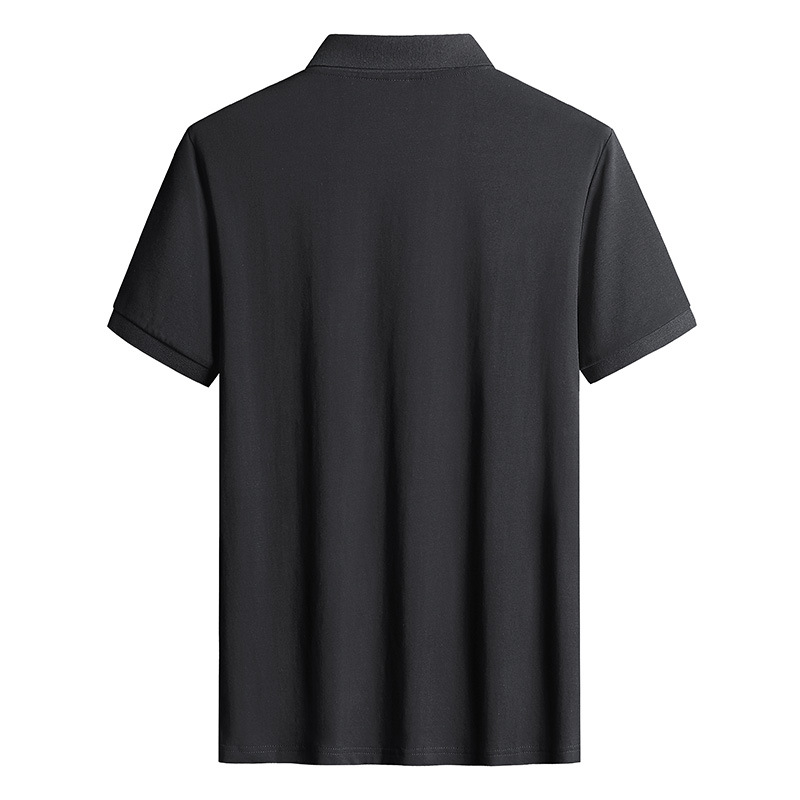 22年新款夏季休闲时尚纯棉短袖T恤 韩版潮流翻领POLO衫工作服批发