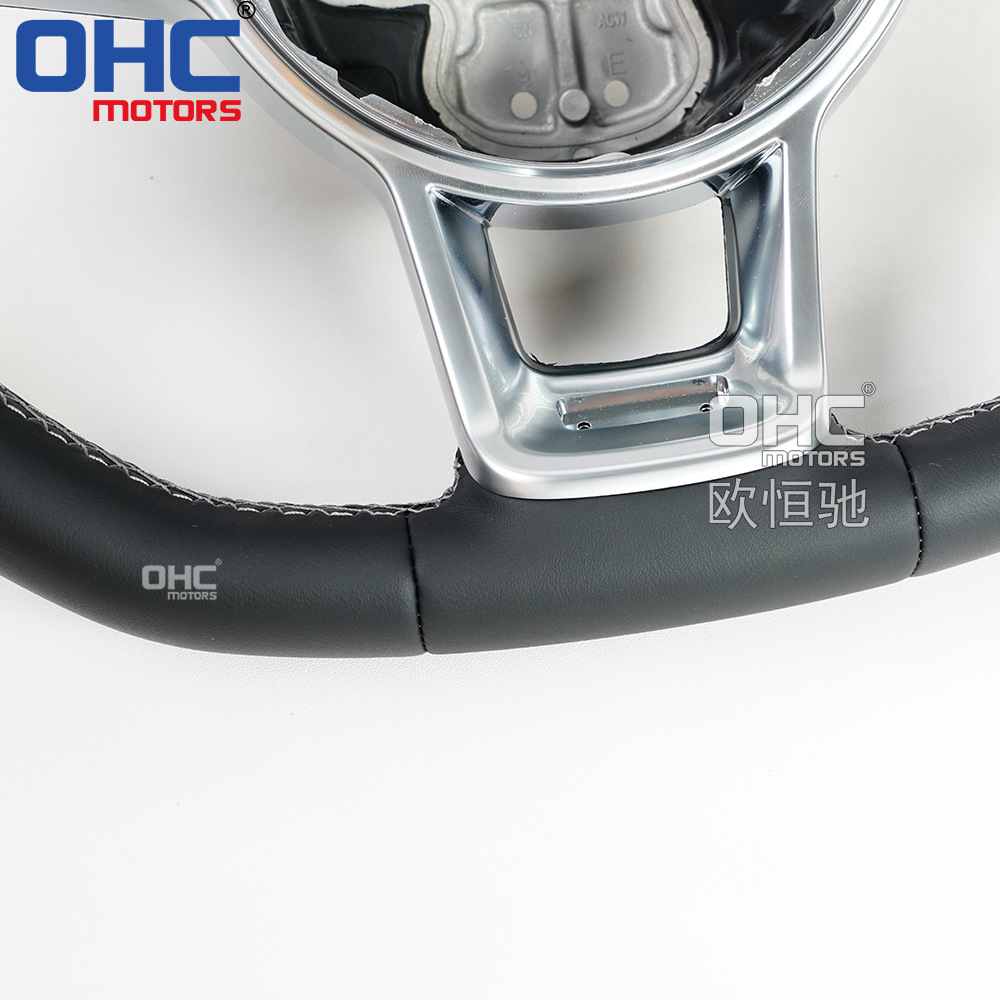 Applicable to Volkswagen GTI MK7.5Jetta Passat golf Touareg full leather steering wheel old modified