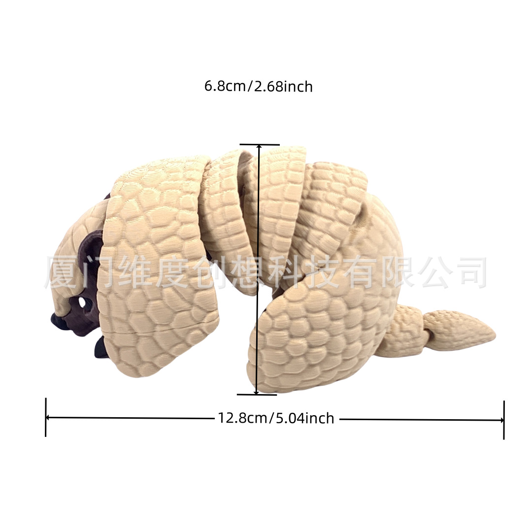 Juguetes de impresión 3D explosivos transfronterizos, articulaciones de escamas de pangolín, modelos de decoración móviles, puestos Amazon TK