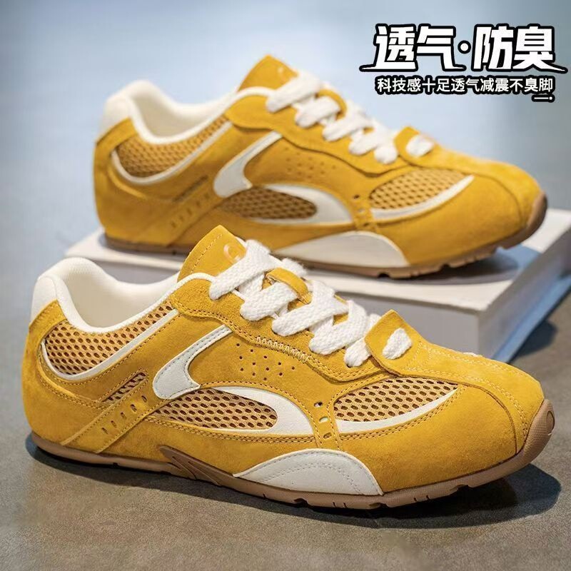 Haze Blue Racing Shoes Men's Summer Mesh Breathable Sports Thick-Soled Moral Training Shoes Youth Casual Retro Trendy Shoes Haze Blue Racing Shoes Men's Summer Mesh Breathable Sports Thick-Soled Moral Training Shoes Youth Casual Retro Trendy Shoes