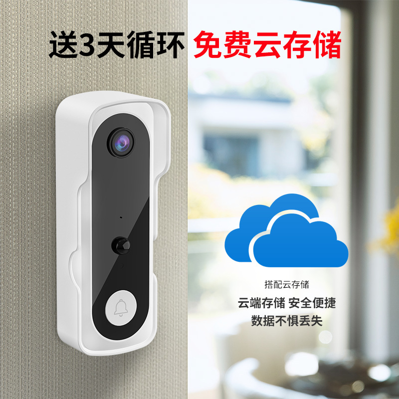 Graffiti hogar inteligente 5G inalámbrico inteligente 1080P monitoreo de ojo de gato video remoto de voz intercomunicación visual campana
