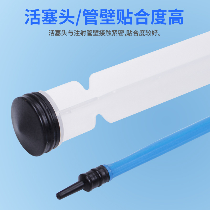 Comercio exterior al por mayor 1-500ml jeringa de plástico desechable boca recta con aguja jeringa animal