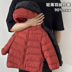 2023 New Children's Lightweight Down Jacket, Compliant with the New National Standard 90% White Duck Down, Autumn and Winter Kids' Jacket, Outerwear for Wholesale
