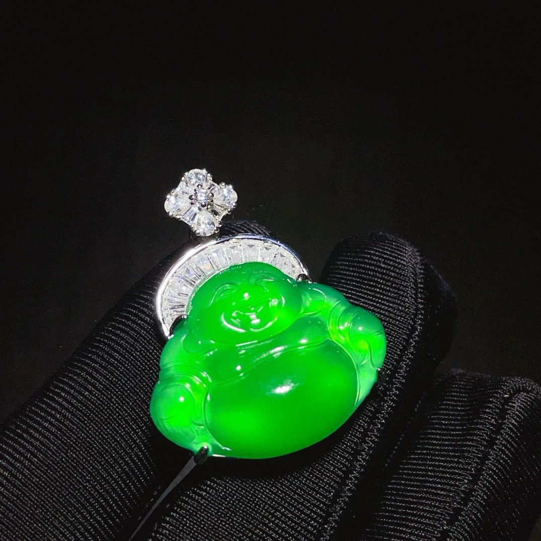 Organic agate pendant jade, silver 925 sample, wholesale