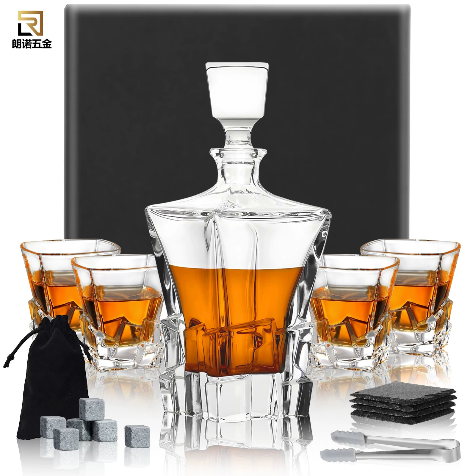 Трансграничный виски бокал для вина набор деревянных коробок для подарка домашнего стекла производитель бокал для вина Ice Wine Stone набор подарочных коробок