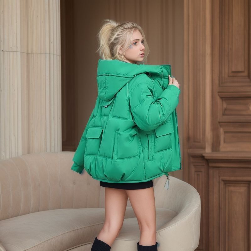 Women's Padded Jacket Winter Coat Thickened Cotton Short Jacket_voghion.com