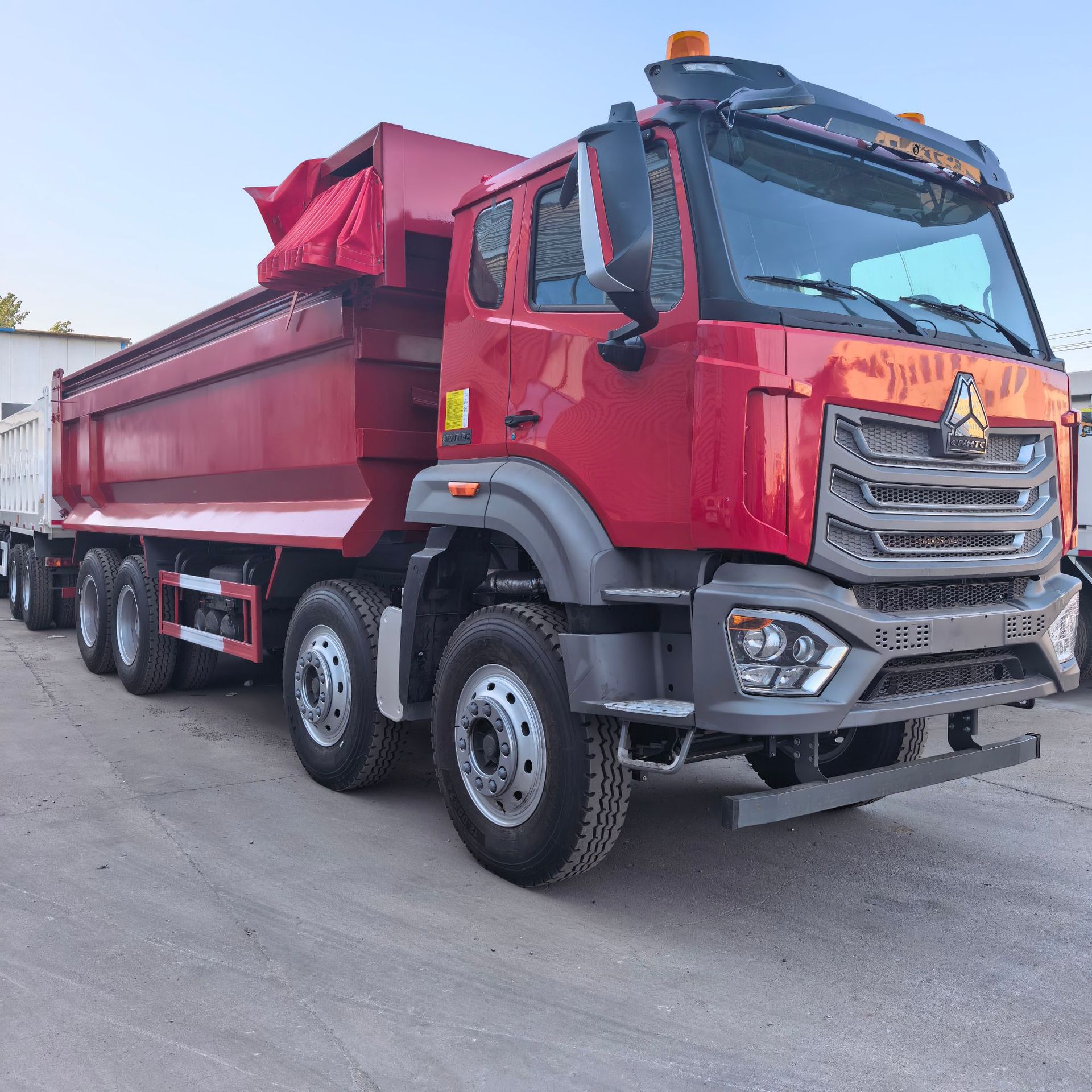 Export of Used Sinotruk Howo Nx Dump Truck 430 Horsepower Dump Truck for Transporting Gravel and Soil Howonx Dump Truck