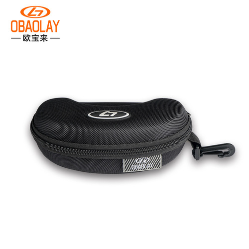 OBAOLAY new EVA anti-pressure glasses zipper packaging box, high-end special basketball sports glasses box wholesale