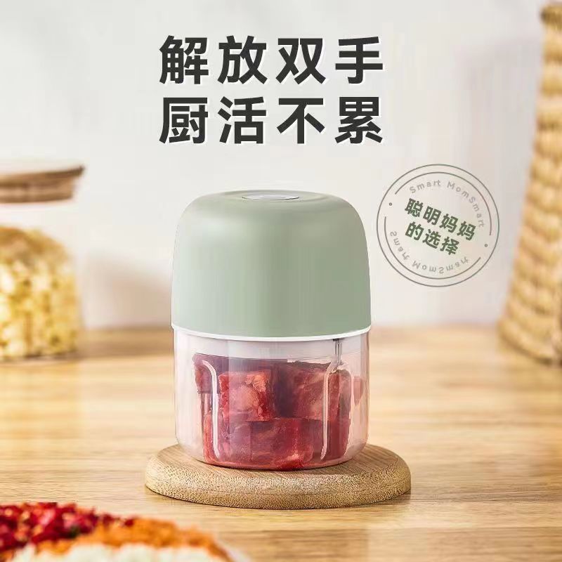 蒜泥拉蒜器电动打蒜器捣蒜器绞肉机蒜蓉器绞蒜搅蒜全自动中国|undefined