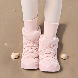 B 62023 Adult fleece thick ballet boots ���˼ӽq�Ӻ������ѥ