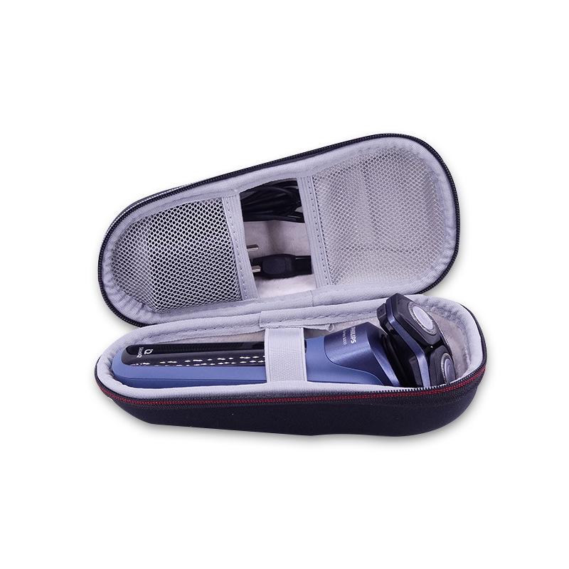 Fabricante en stock adecuado para Braun Philips máquina de afeitar eléctrica bolsa de almacenamiento cargador portátil caja de almacenamiento de EVA