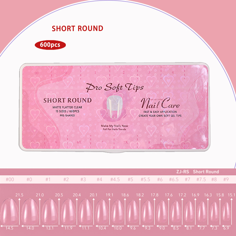 Semimate redondo corto No. 14